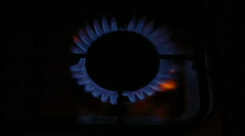 Gas burner ignitions Stock Footage 51104072
