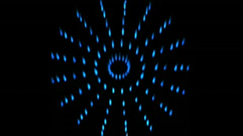 Gas burner ring Video stock 682191
