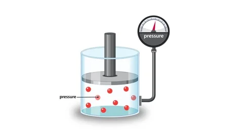 Gas Compression Demonstration Illustrating Boyleâs Law in Action Stock Footage 313463144