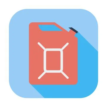Gas Container icon. Stock Illustration