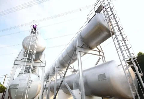 Gas container Stock Photos