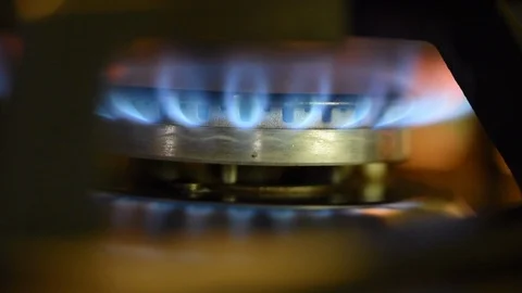 Gas cooker Video stock 113218805