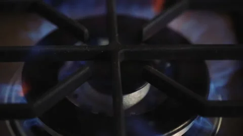 Gas cooker ignition Stock-Footage 55709253