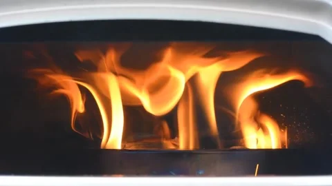 Gas cooking fire Stock-Footage 277791000