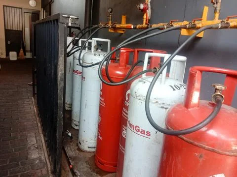 Gas cylinder Stock Photos