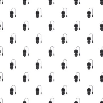 Gas detector tool seamless pattern background 스톡 일러스트