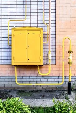 Gas distribution point Stock Photos