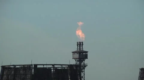 Gas evolved as a result of coke Video stock 946097