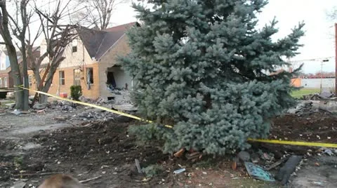 Gas explosion in Ohio 動画素材 9187047
