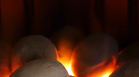 Gas fire 2 Stock Footage 41539857