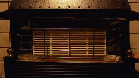 Gas fire Stock Footage 605527