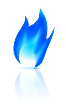 Gas fire icon Stock Illustration