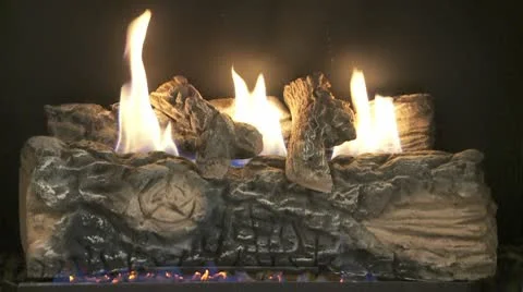 GAS FIREPLACE MS (720p) Video stock 10600481