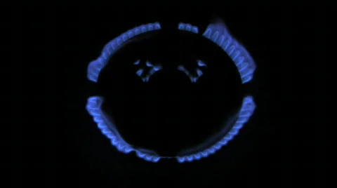 Gas flame 05 Stock Footage 841265
