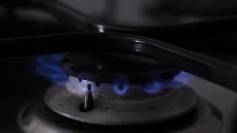 Gas-flame-1-slow Stock Footage 101583354