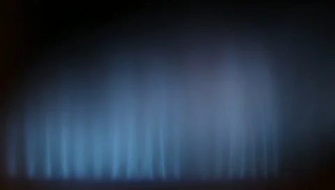 Gas Flame - Blue Stock Footage 10837451