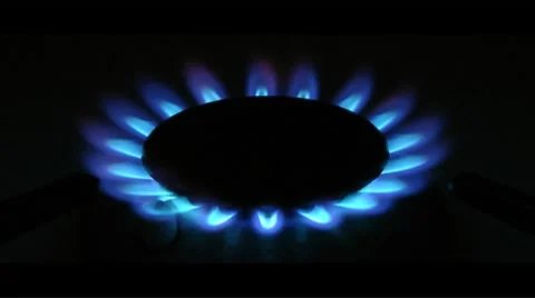 Gas Flame Stock Footage 8682470