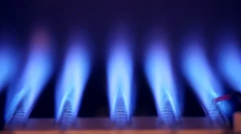 Gas Flame Stock Footage 9687122