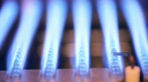 Gas Flame Stock Footage 10756969