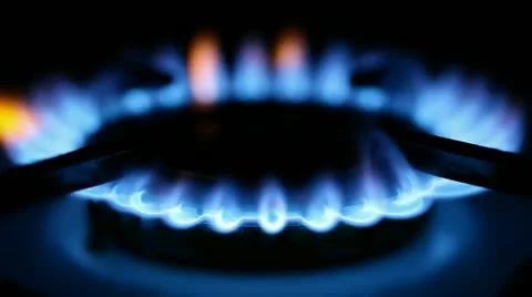 Gas flame Stock Footage