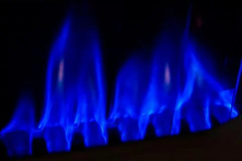 Gas flame Stock Illustration