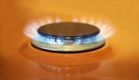 Gas flame Stock Photos