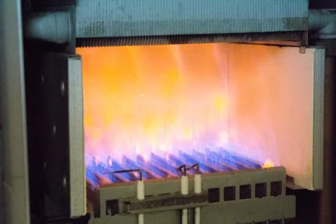 Gas flame Stock Photos