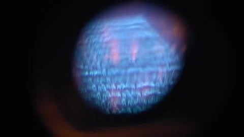 Gas Flame turns on inside Coffee Roaster Stockbeeldmateriaal 144890763