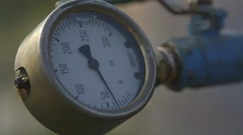 Gas gauge reading Stock Footage 47673891