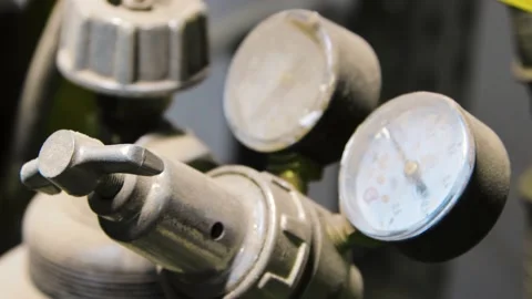 The gas gear unit in closeup 库存影片 133358508