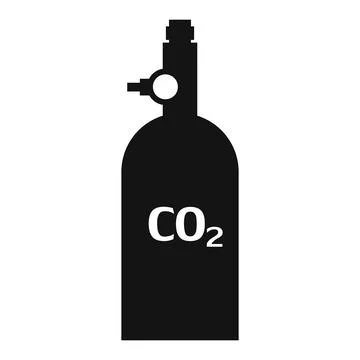 Gas hand grenade simple icon Stock Illustration