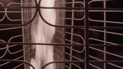 Gas Heater Closeup Vídeo Stock 82969412