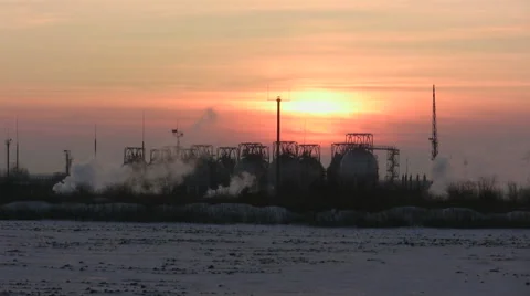 Gas-holders Stock Footage 49408106