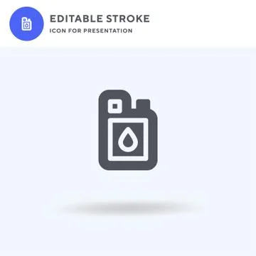 Gas icon vector, filled flat sign, solid pictogram isolated on white, logo Stockillustratie