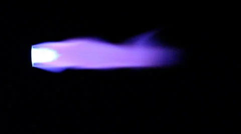 Gas jet flame Stock Footage