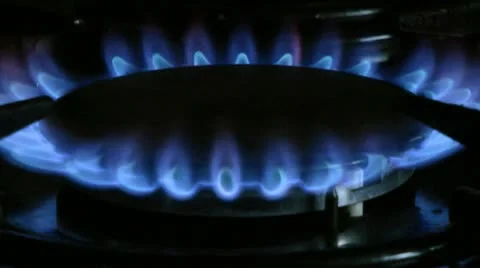 Gas in the kitchen Stockbeeldmateriaal 10290429