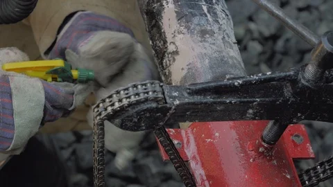 Gas Leak Test Stock Footage 124520732