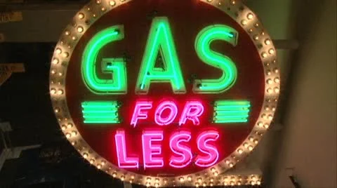 Gas For Less Stock Footage 17521595