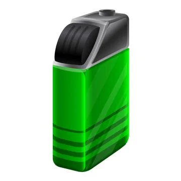 Gas lighter icon cartoon vector. Cigarette fire Stock Illustration