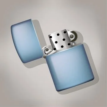 Gas lighter Stock Illustration
