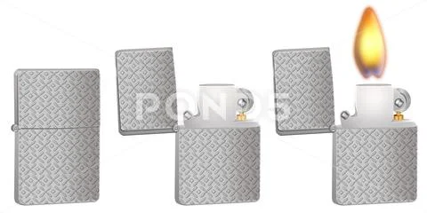 Gas Lighter PSD Template