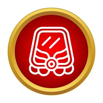 Gas mask icon displaying essential respiratory protection イラスト素材