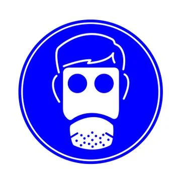 Gas mask icon Stock Illustration