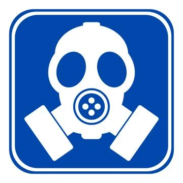 Gas mask icon. Stock Illustration