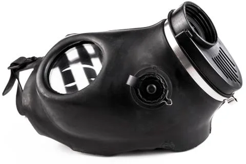 Gas mask side Stock Photos
