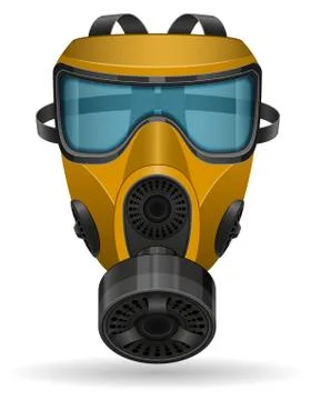 Gas mask vector illustration Stock Illustration