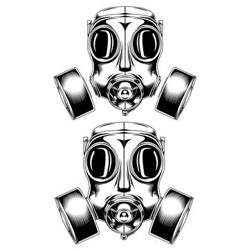 Gas mask1 Stock Illustration