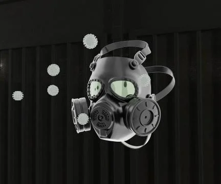 Gas mask3 Stock Illustration