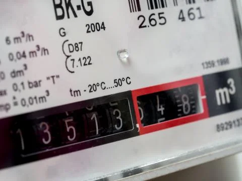 Gas meter Stock Photos