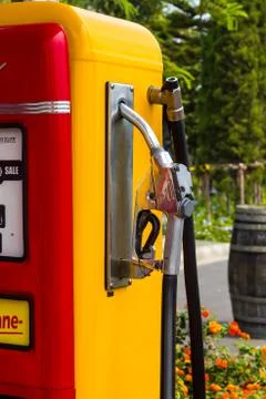 Gas nozzle Stock Photos